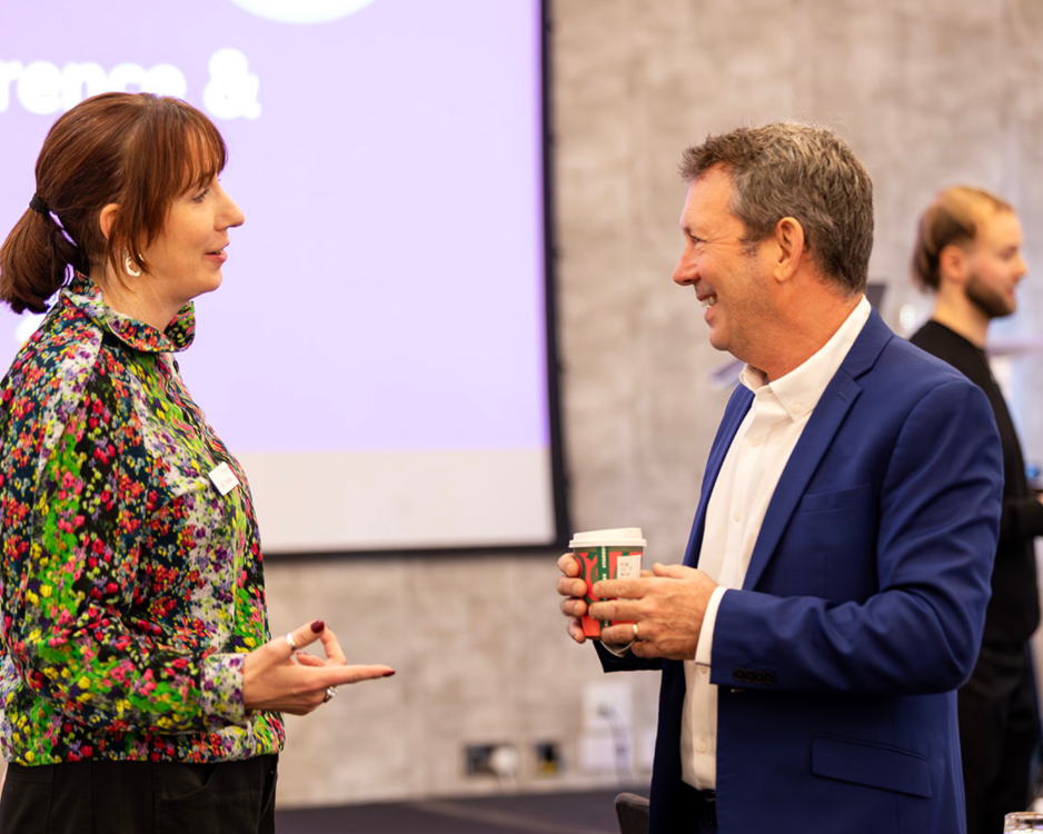 Gill and Martin at member event