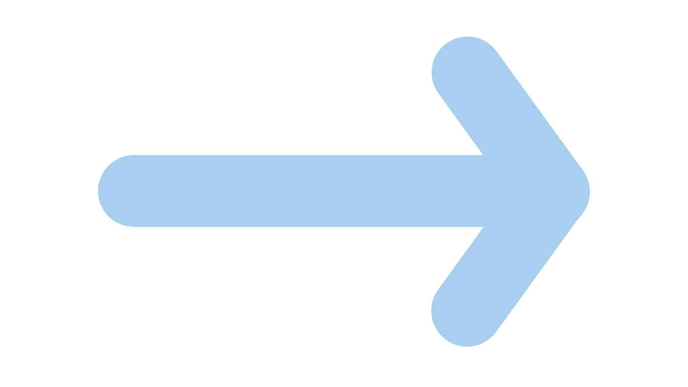 Side ways pointing arrow